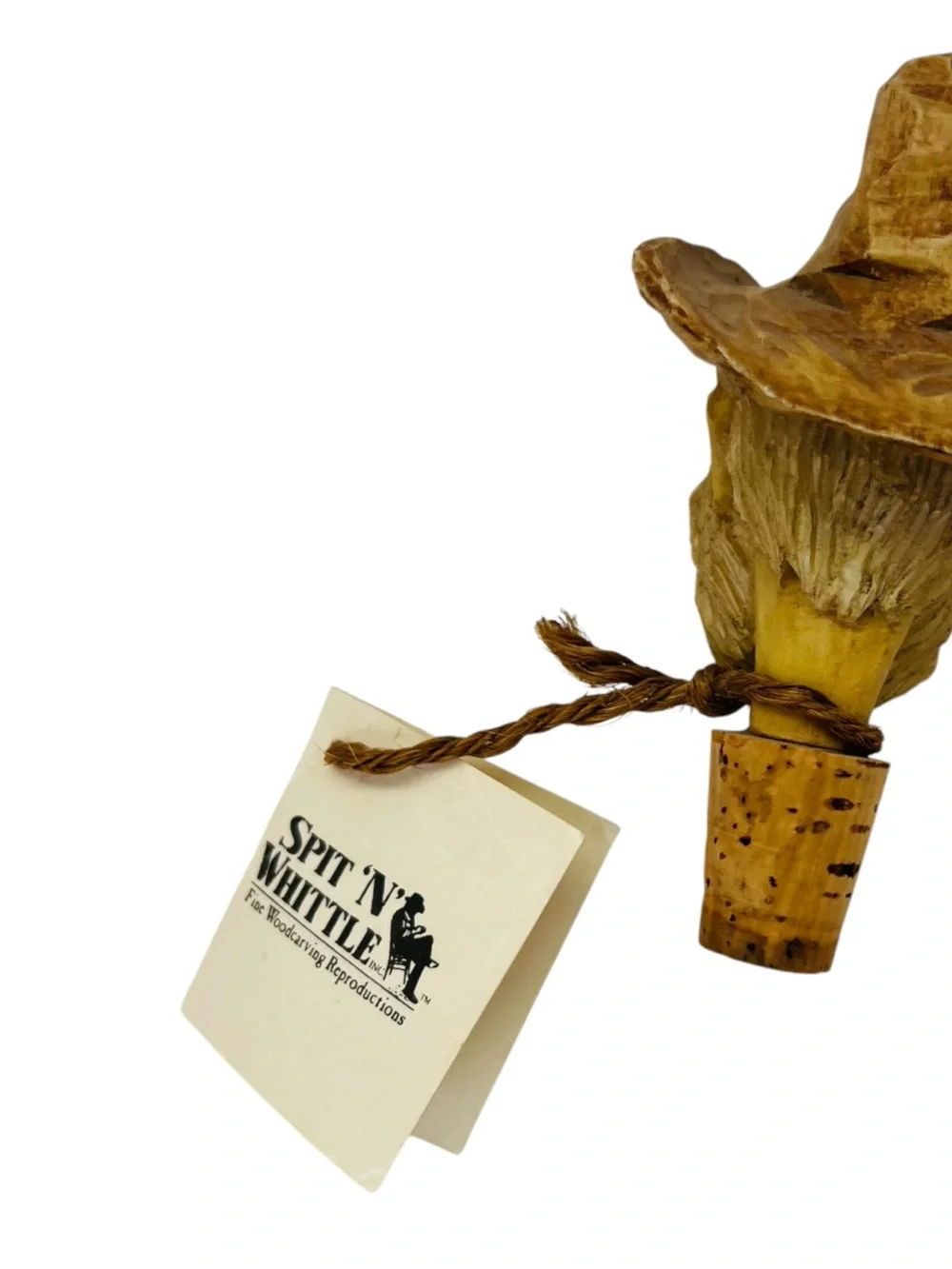 VintageSpit 'N Whittle Bottle Cork Stopper